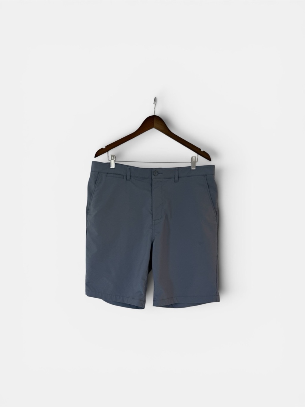 johnnie-O Slate Gray Flat Front Men's Shorts